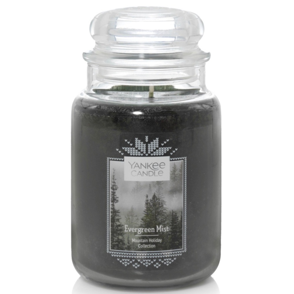 Large yankee candle evergreen mist